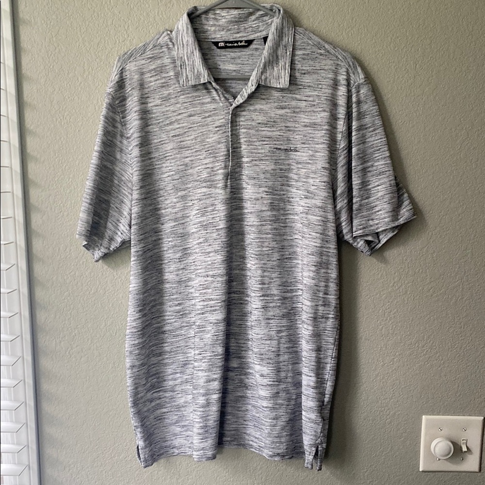 Travis Matthew Men's Gray Polo Shirt